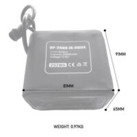 Orca Power 12V 20Ah Lithium-Ion Battery dimensions and weight