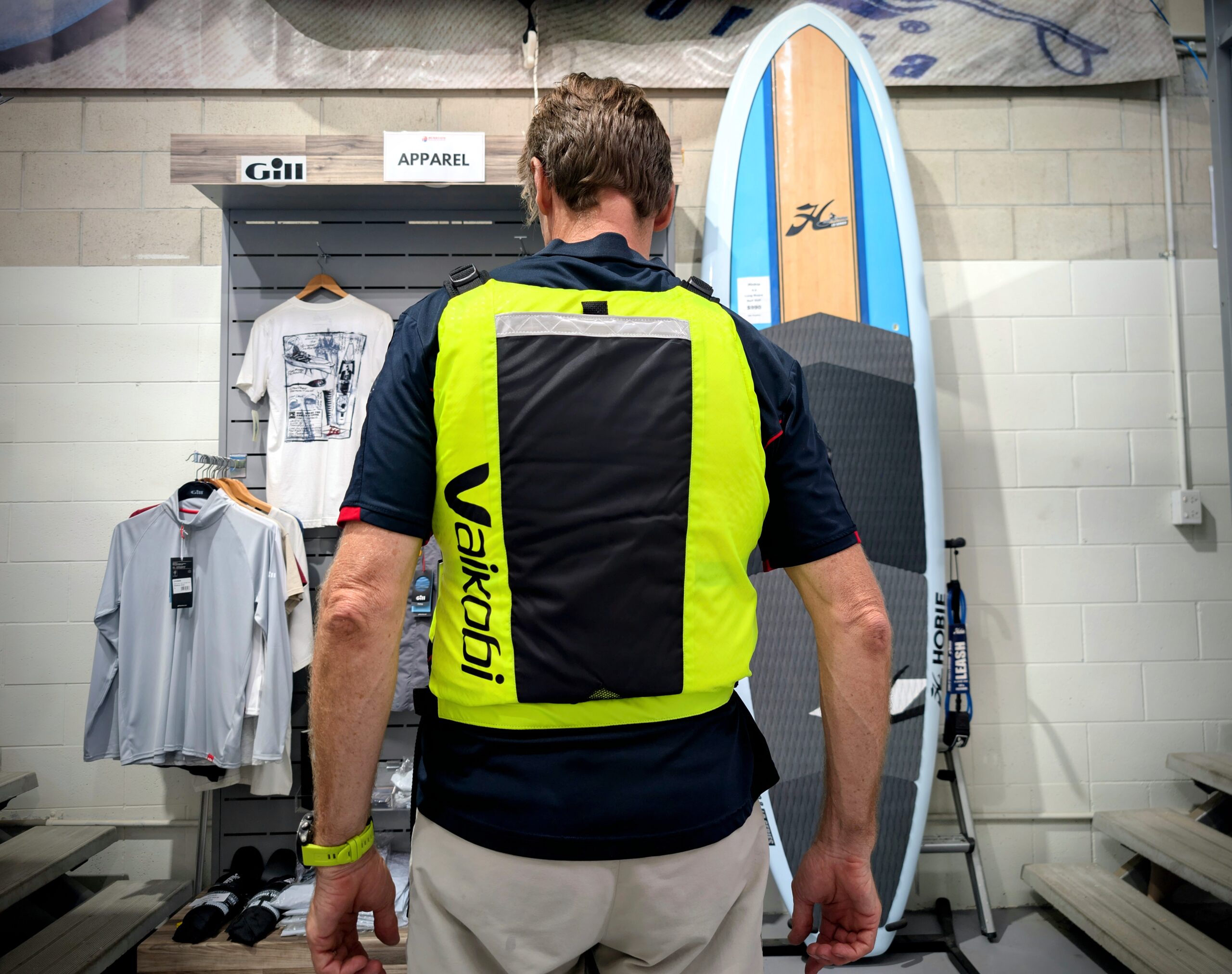 VXP Race PFD Life Jacket - Fluro Yellow - Image 3